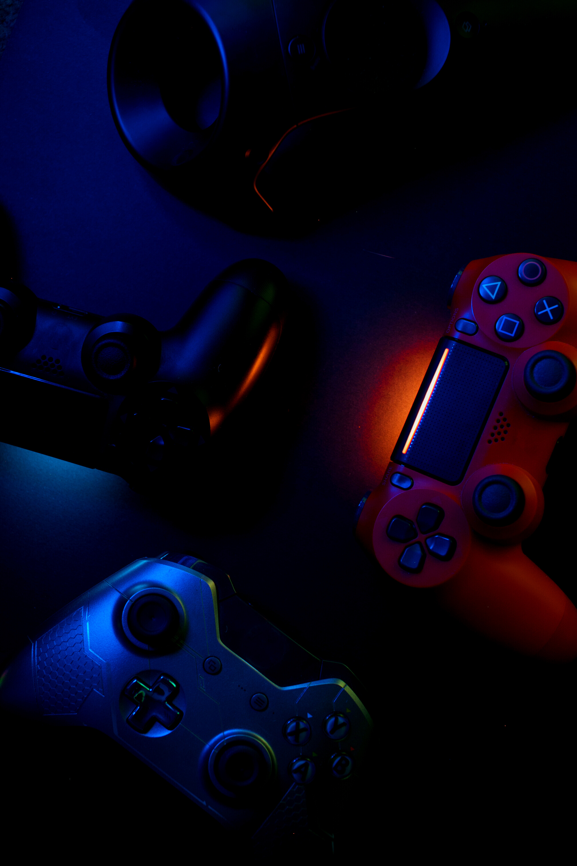 Game Console Device in the Dark 